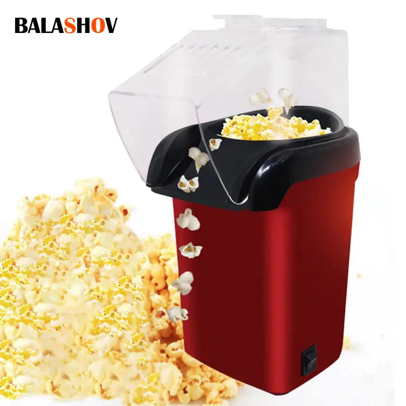 Mini Popcorn Maker – Compact Hot Air Popper with Butter Warming Cup (EU Plug) skinity.online
