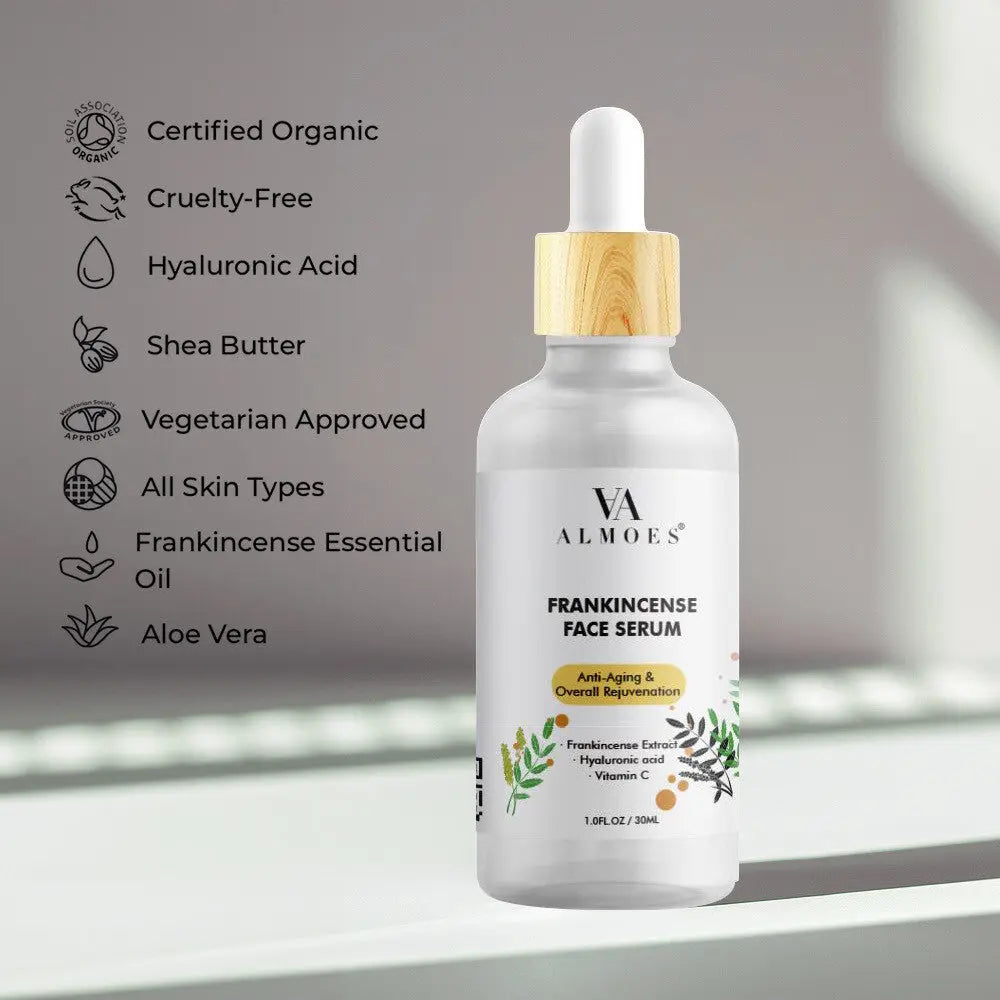 VA Almoes Original Frankincense Face Serum – 30ml | Anti-Aging, Hydrating & Skin Brightening | Best for All Skin Types – UAE Dubai skinity.online