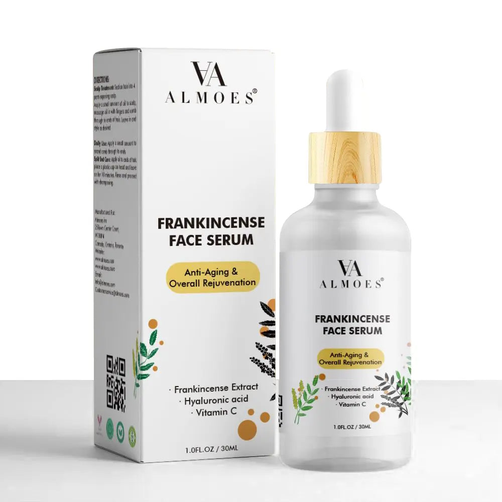 VA Almoes Original Frankincense Face Serum – 30ml | Anti-Aging, Hydrating & Skin Brightening | Best for All Skin Types – UAE Dubai skinity.online