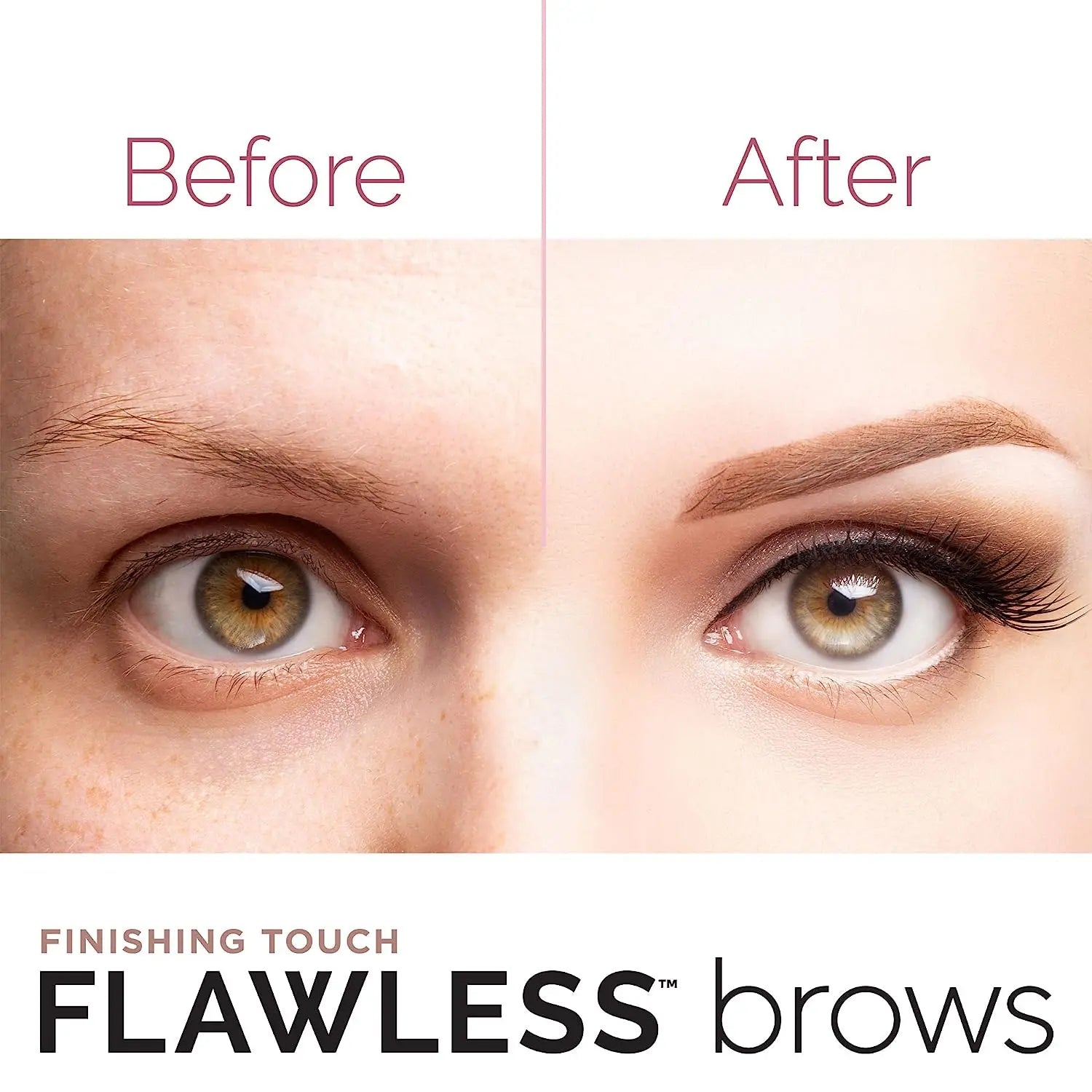 Finishing Touch Flawless Brows – Precision Eyebrow Hair Remover for Women (Electric Razor, LED Light, Hypoallergenic) skinity.online