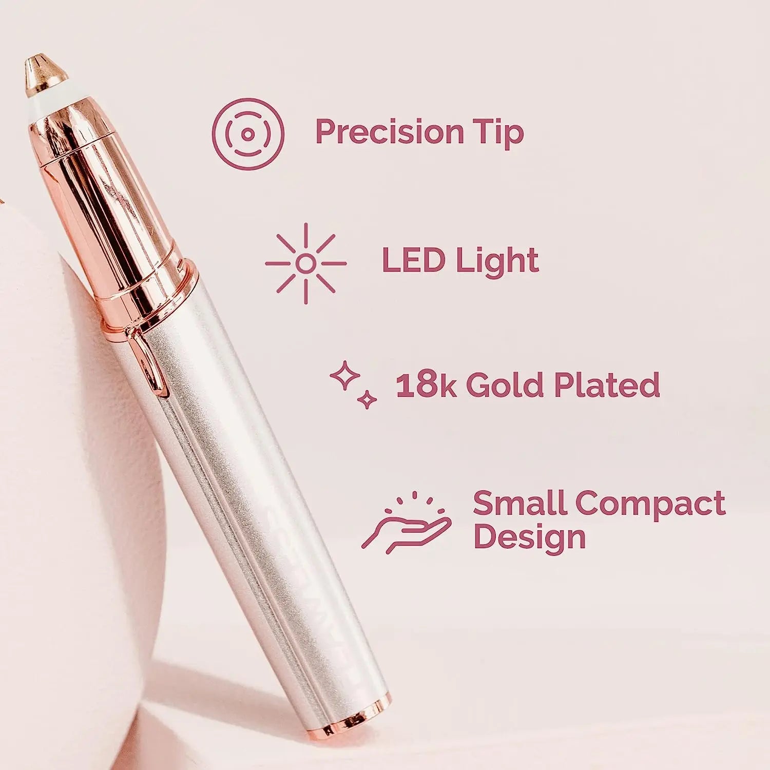 Finishing Touch Flawless Brows – Precision Eyebrow Hair Remover for Women (Electric Razor, LED Light, Hypoallergenic) skinity.online