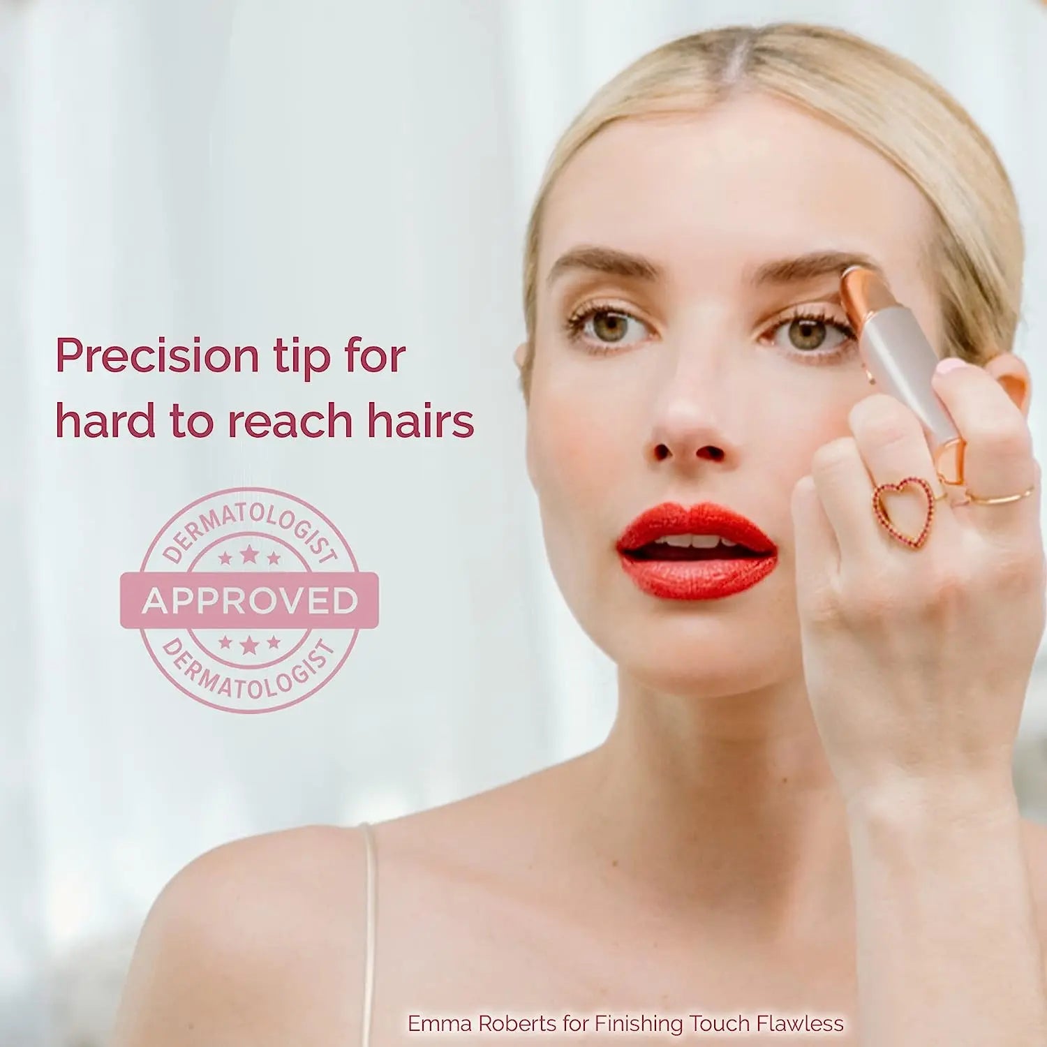 Finishing Touch Flawless Brows – Precision Eyebrow Hair Remover for Women (Electric Razor, LED Light, Hypoallergenic) skinity.online