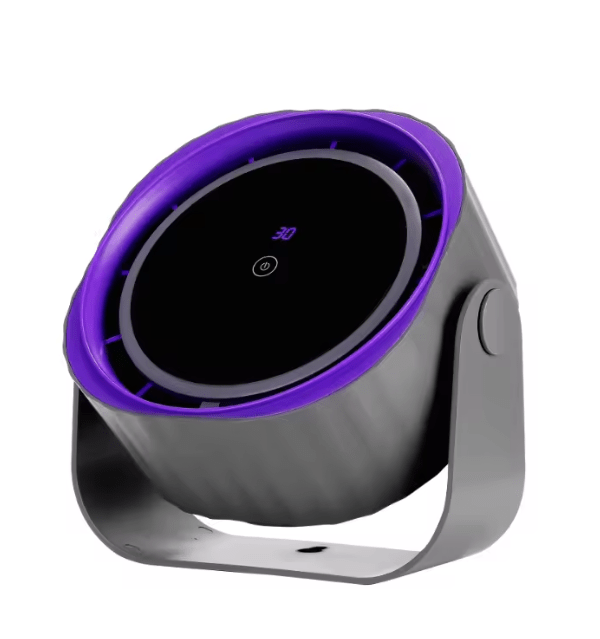 Bladeless Desk Fan with LED Display – Silent USB Air Circulator for Office, Home & Bedroom skinity.online