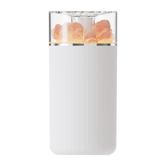 Salt Lamp Humidifier with Aromatherapy – 400ml USB Rechargeable Air Diffuser & Night Light (JW-03) skinity.online